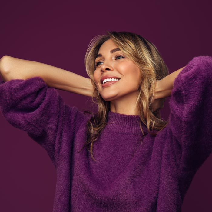 beautiful smiling woman