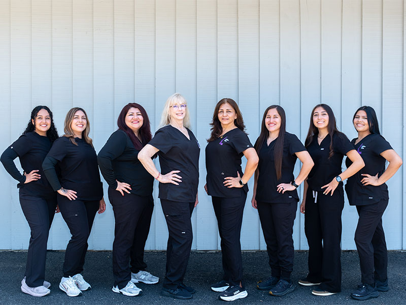 Back office team photo.